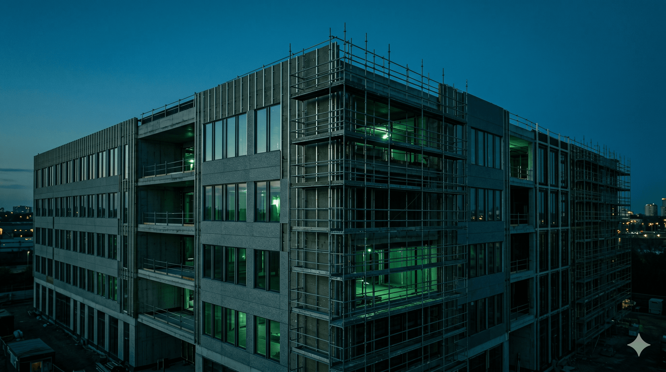 Façade de bâtiment rénovée par Novabat Groupe